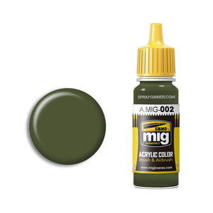 AMMO by MIG Acrylic - RAL 6003 OLIVGRÜN OPT.2 - SprayGunner