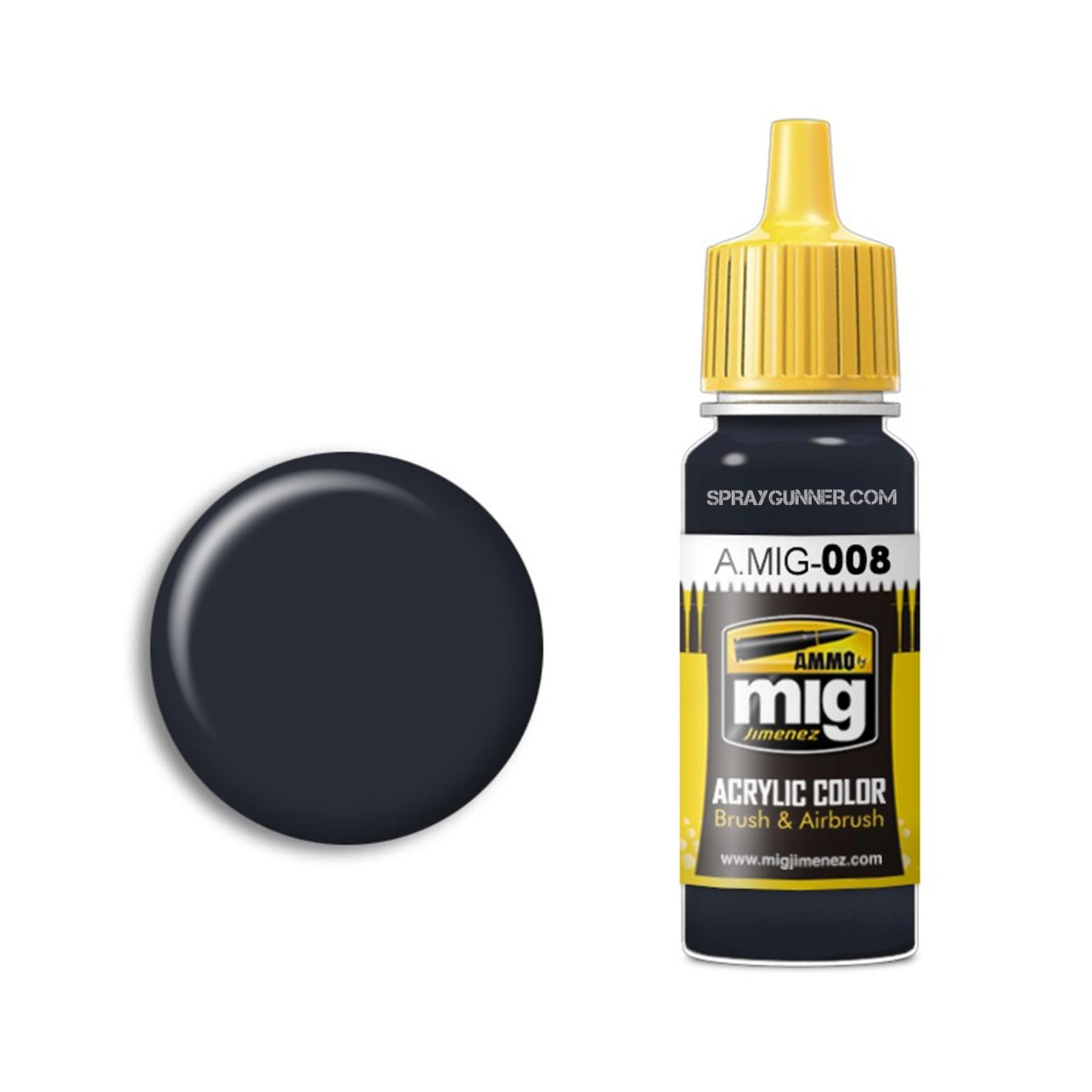 AMMO by MIG Acrylic - RAL 7021 DUNKELGRAU - SprayGunner