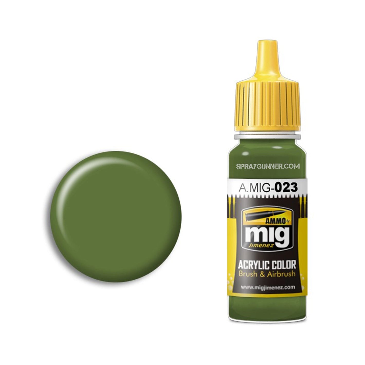 AMMO by MIG Acrylic - PROTECTIVE GREEN - SprayGunner