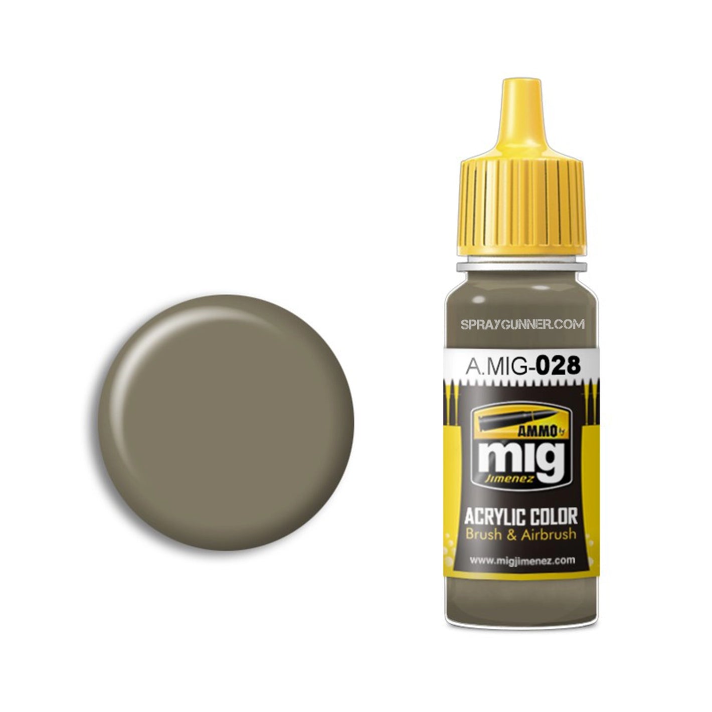 AMMO by MIG Acrylic - RAL7050 F7 GERMAN GREY BEIGE - SprayGunner