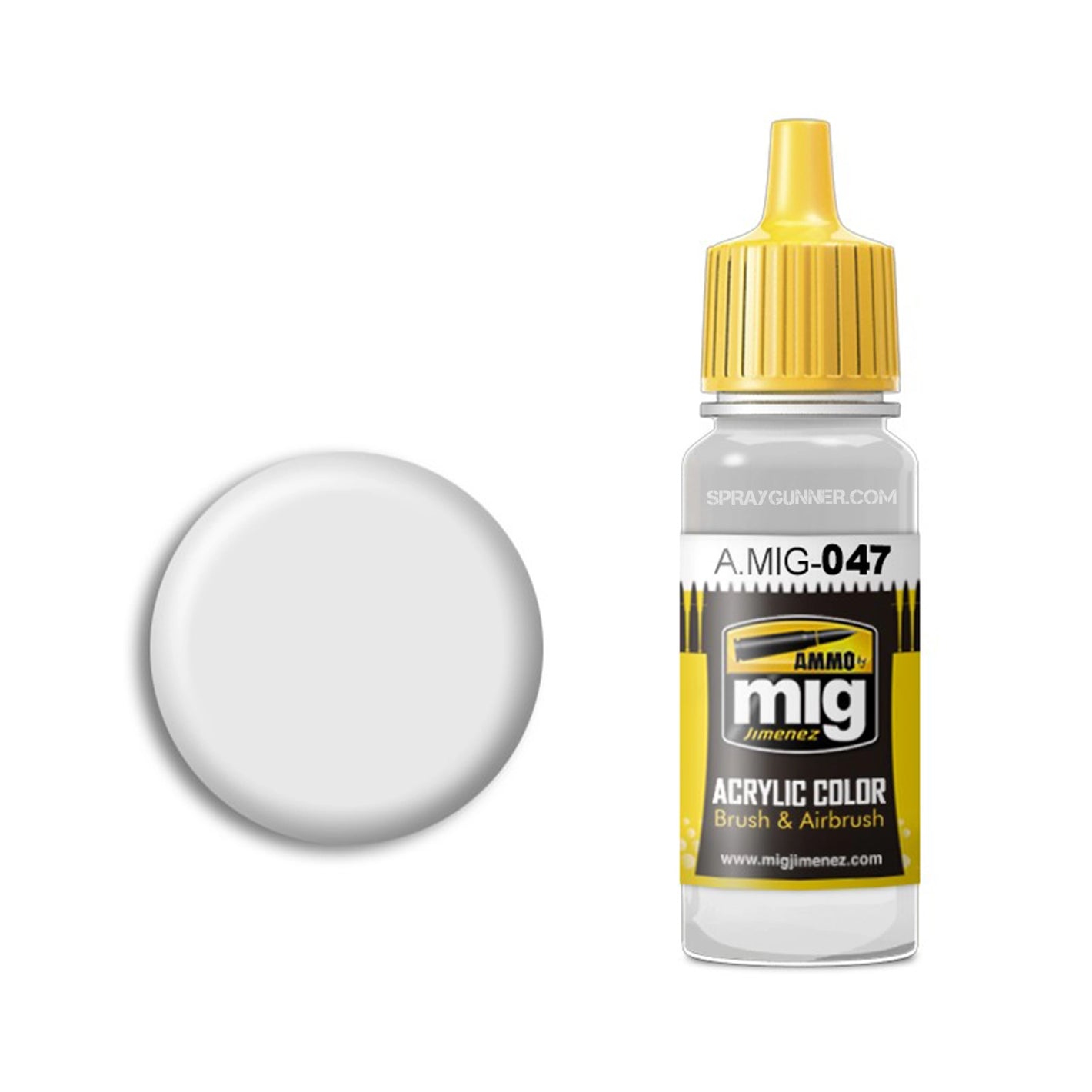 AMMO by MIG Acrylic - SATIN WHITE