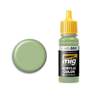 AMMO by MIG Acrylic - LIGHT GREEN KHV-553M - SprayGunner