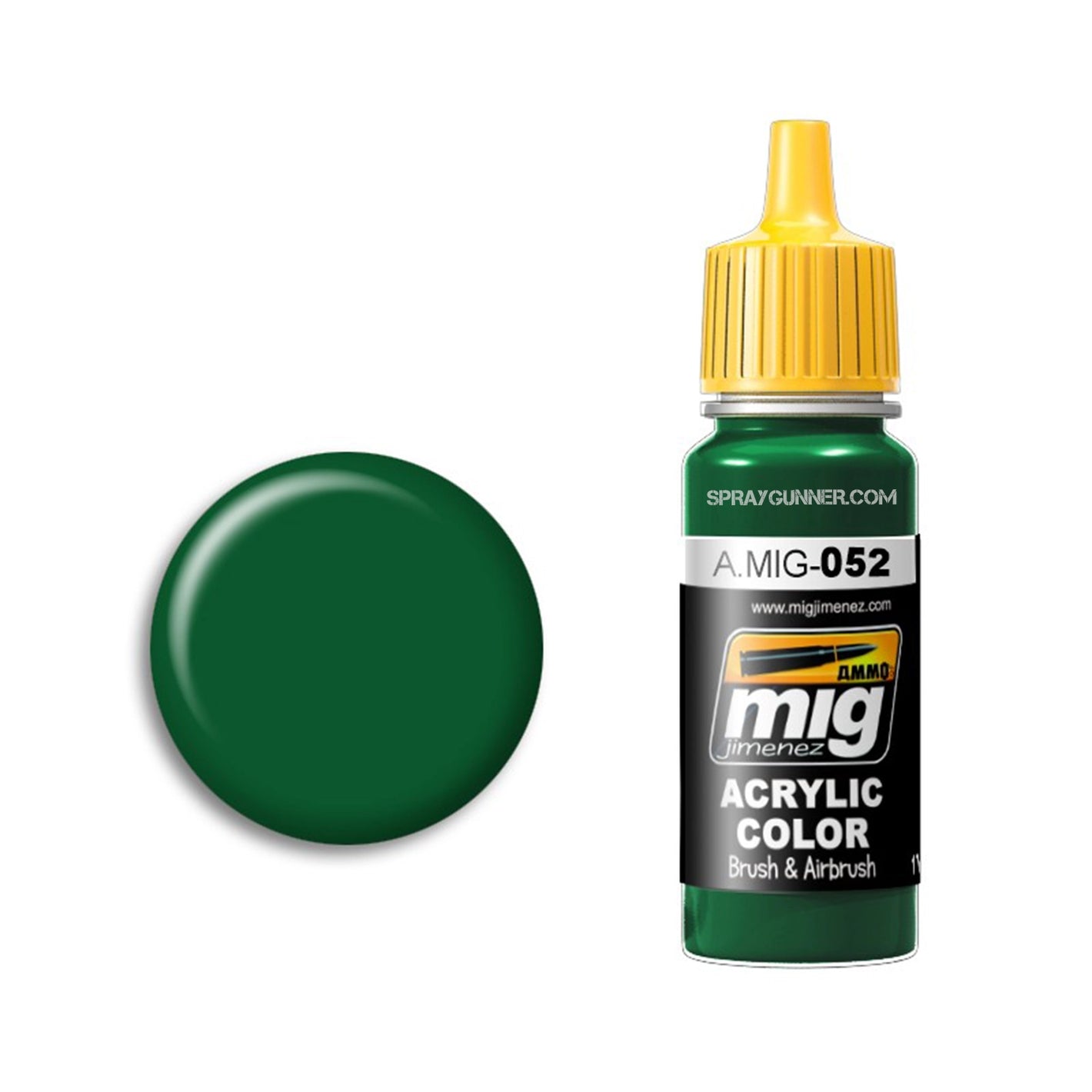 AMMO by MIG Acrylic - DEEP GREEN - SprayGunner