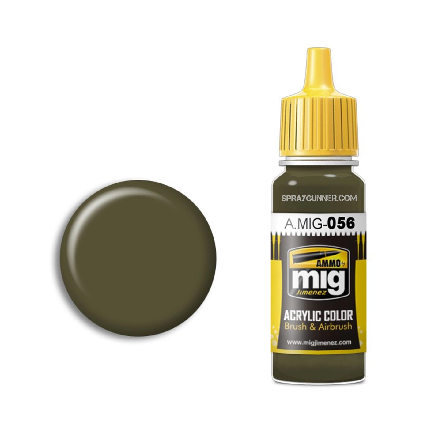 AMMO by MIG Acrylic - GREEN KHAKI - SprayGunner