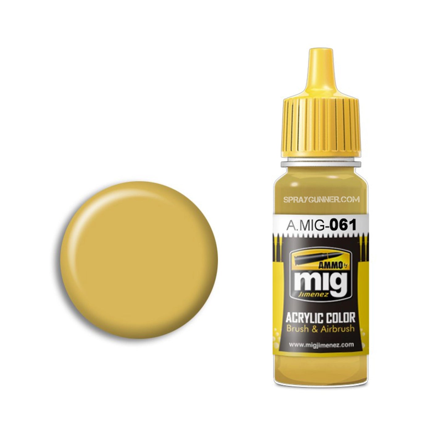 AMMO by MIG Acrylic - WARM SAND-YELLOW - SprayGunner