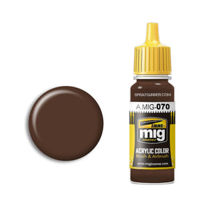 AMMO by MIG Acrylic - MEDIUM BROWN DARK EARTH (BS 450)