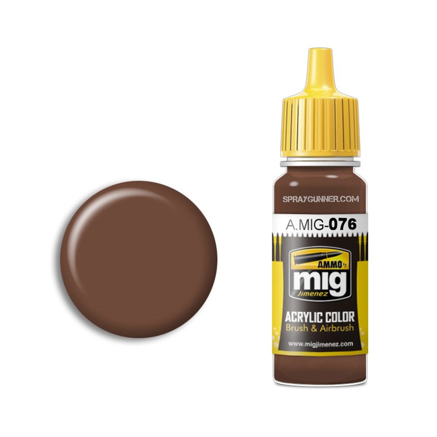 AMMO by MIG Acrylic - BROWN SOIL - SprayGunner