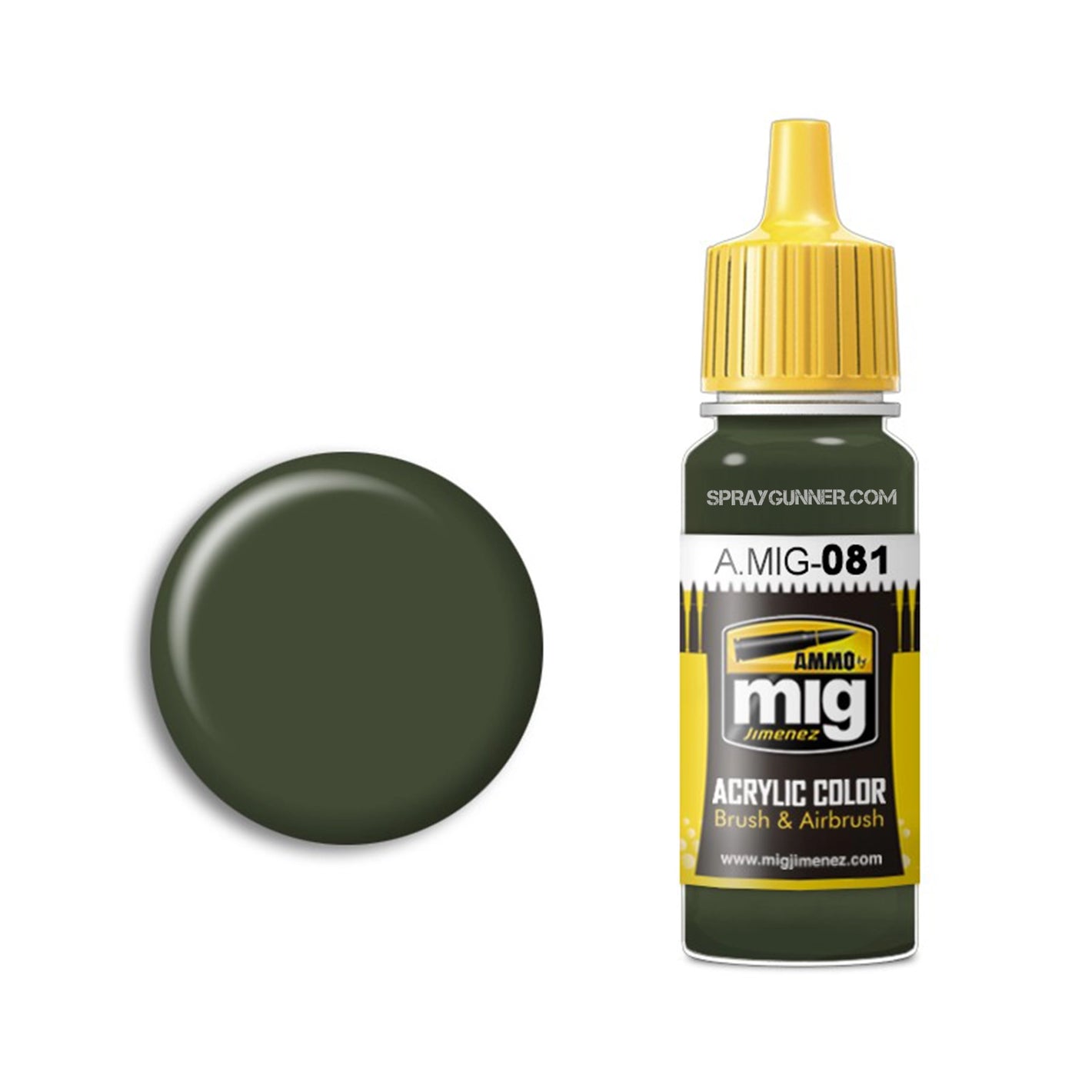 AMMO by MIG Acrylic - US OLIVE DRAB VIETNAM ERA (FS 24087) - SprayGunner