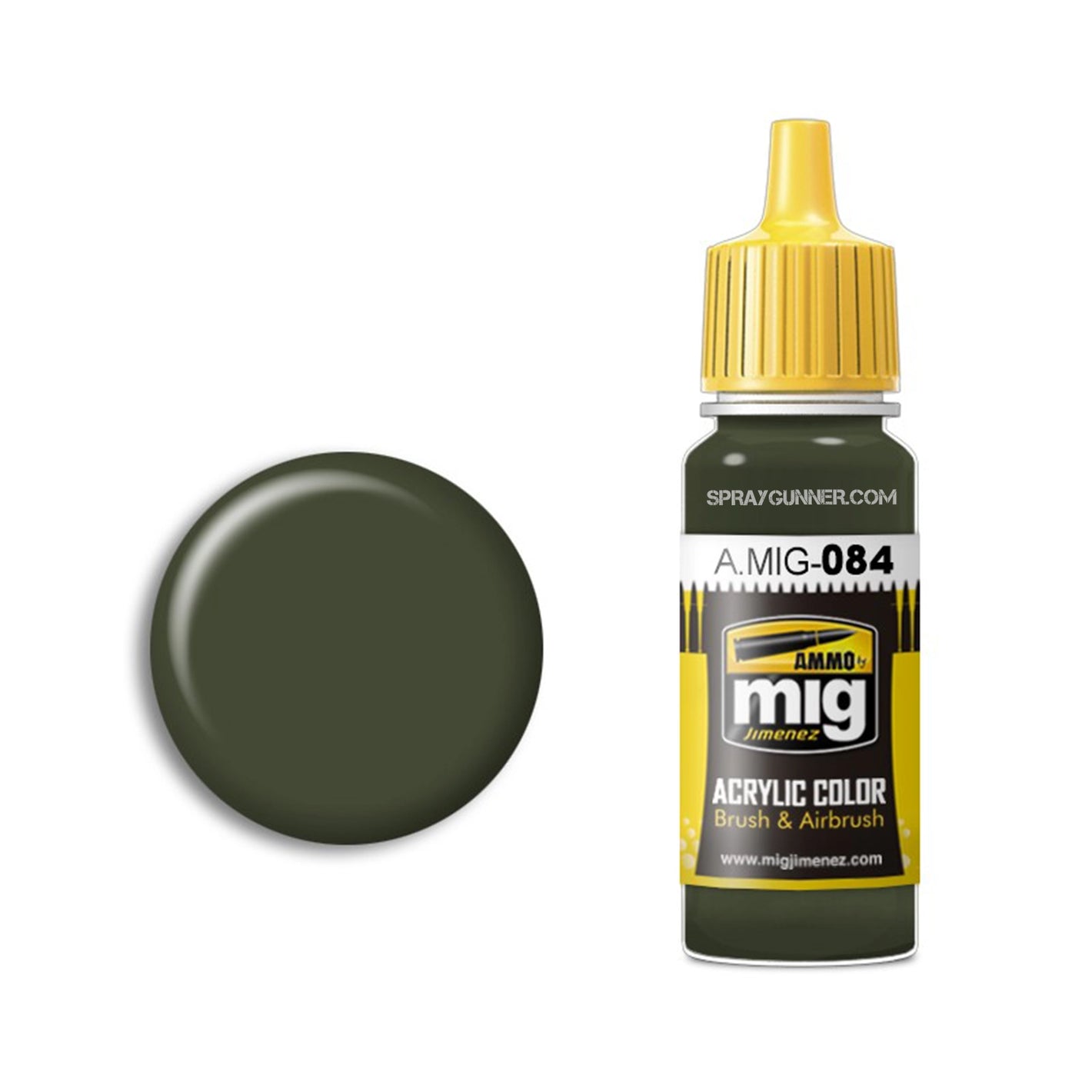 AMMO by MIG Acrylic - NATO GREEN - SprayGunner