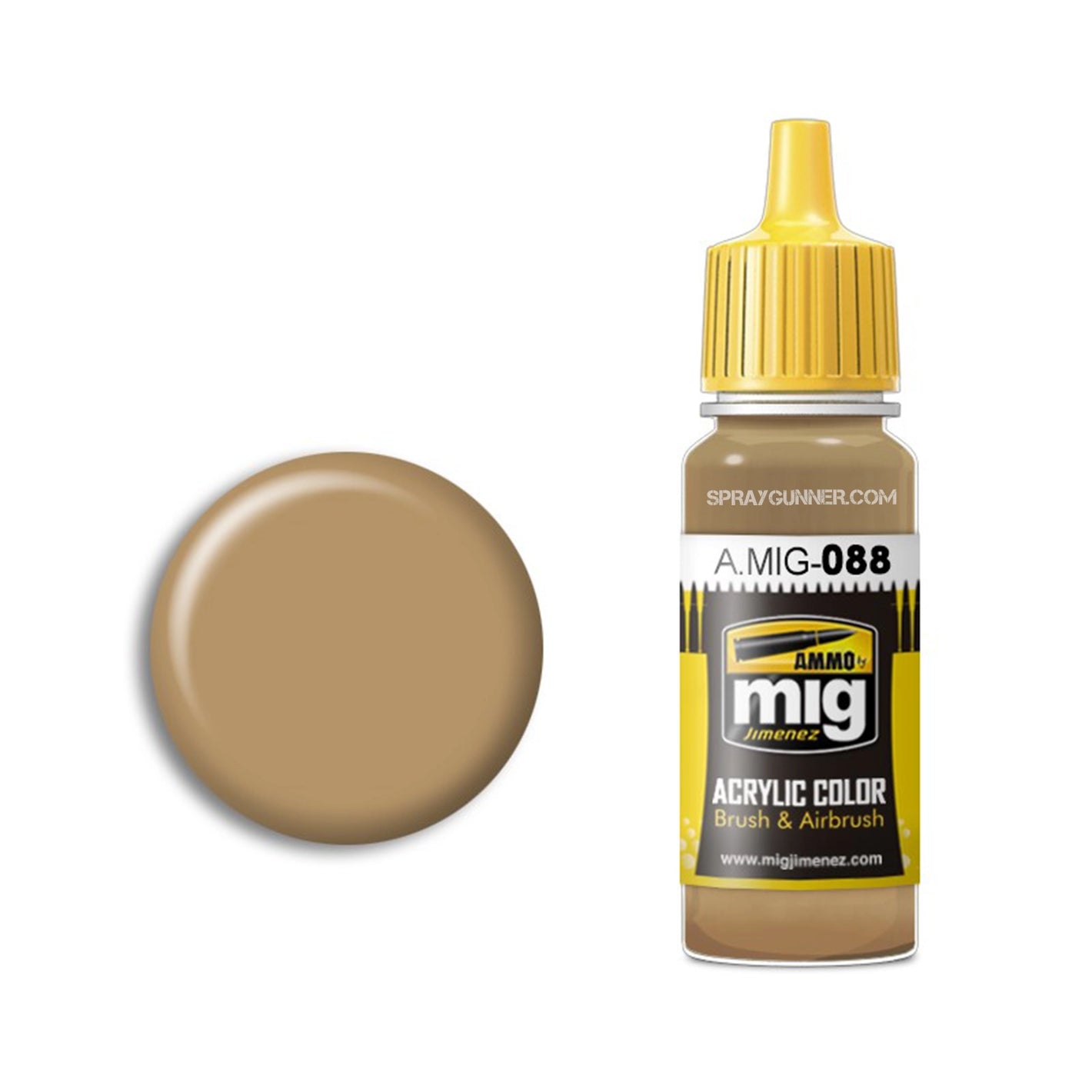 AMMO by MIG Acrylic - KHAKI BROWN - SprayGunner