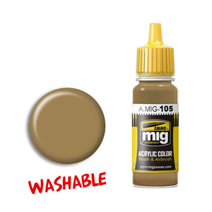 AMMO by MIG Washable Acrylic - Dust (RAL8000) - SprayGunner
