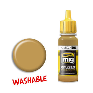 AMMO by MIG Washable Acrylic - Sand (RAL8020)