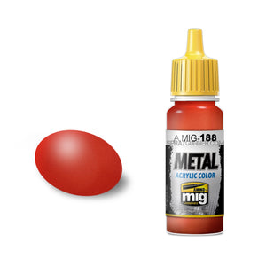AMMO by MIG Metal Acrylic - Metallic Red - SprayGunner
