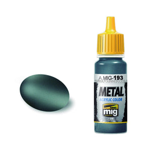 AMMO von MIG Metal Acrylic - Bläuliches Titan