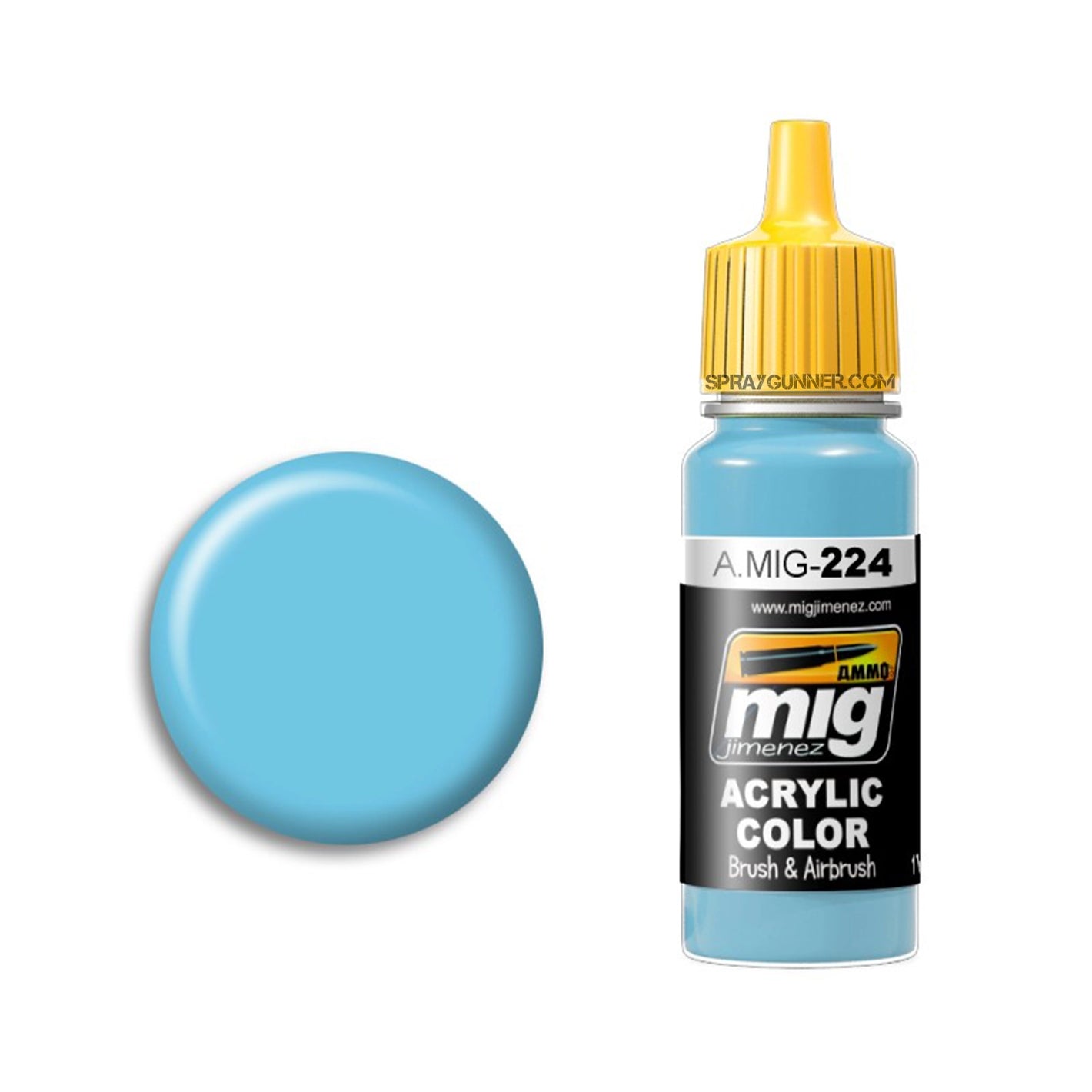 AMMO by MIG Acrylic - FS35260 Sky Line Blue A II - SprayGunner