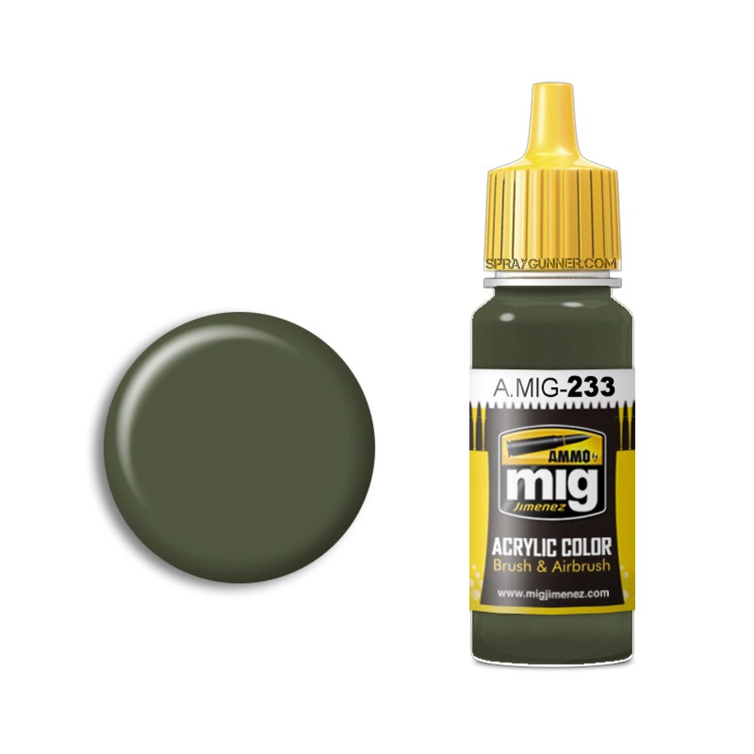 AMMO by MIG Acrylic - RLM 71 DUNKELGRÜN - SprayGunner