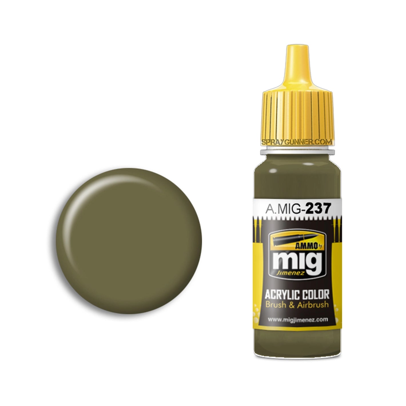 AMMO by MIG Acrylic - FS23070 DARK OLIVE DRAB - SprayGunner