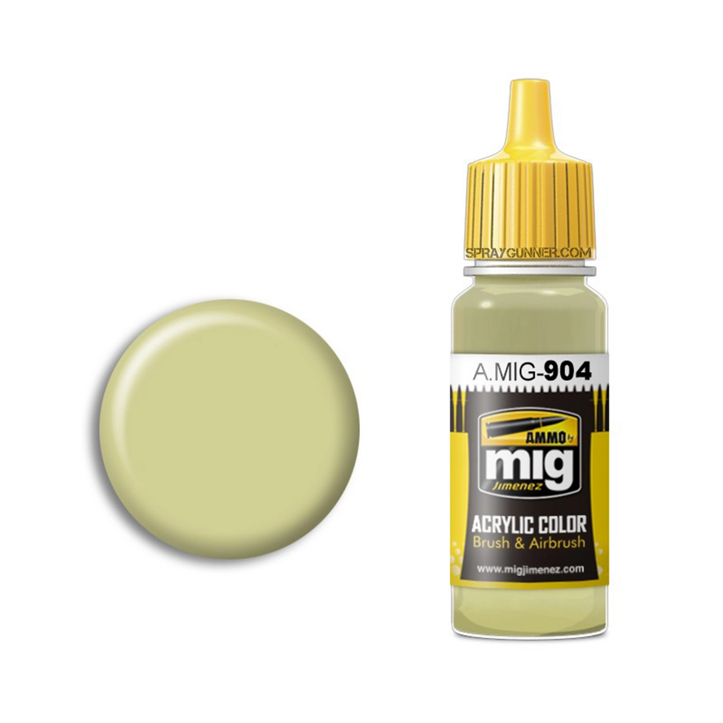 AMMO by MIG Acrylic - DUNKELGELB HIGH LIGHT - SprayGunner