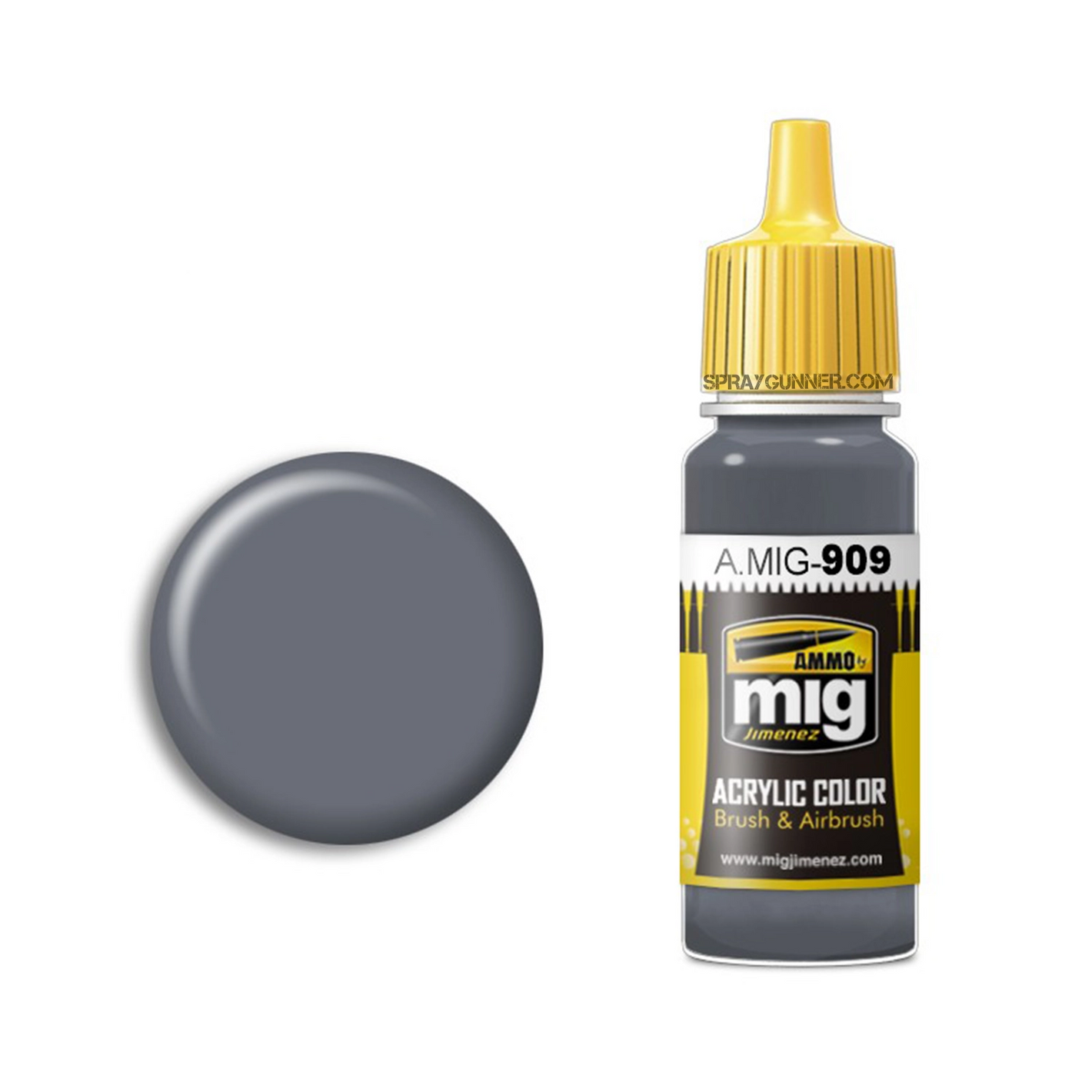 AMMO by MIG Acrylic - DUNKELGRAU LIGHT BASE - SprayGunner