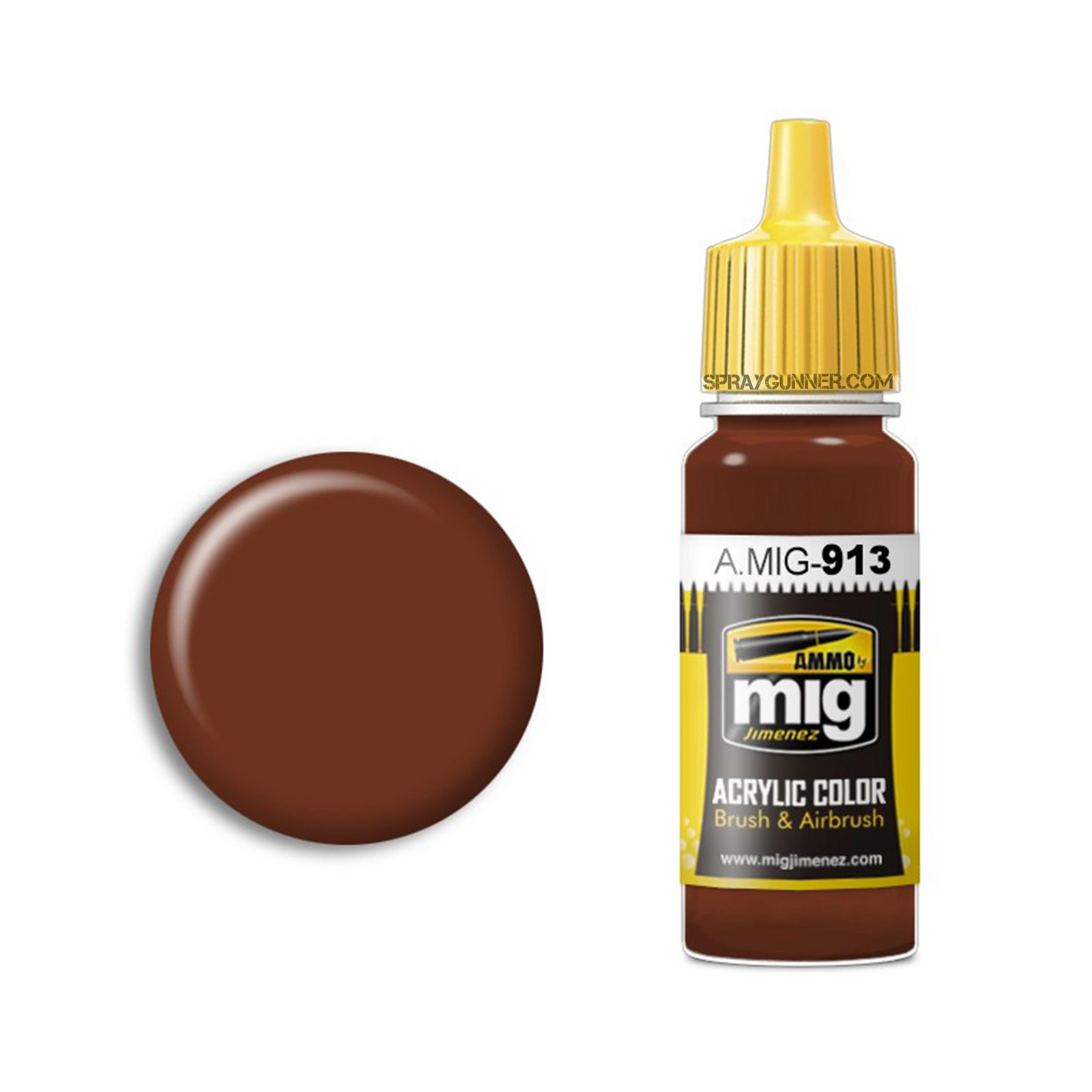 AMMO by MIG Acrylic - RED BROWN BASE - SprayGunner