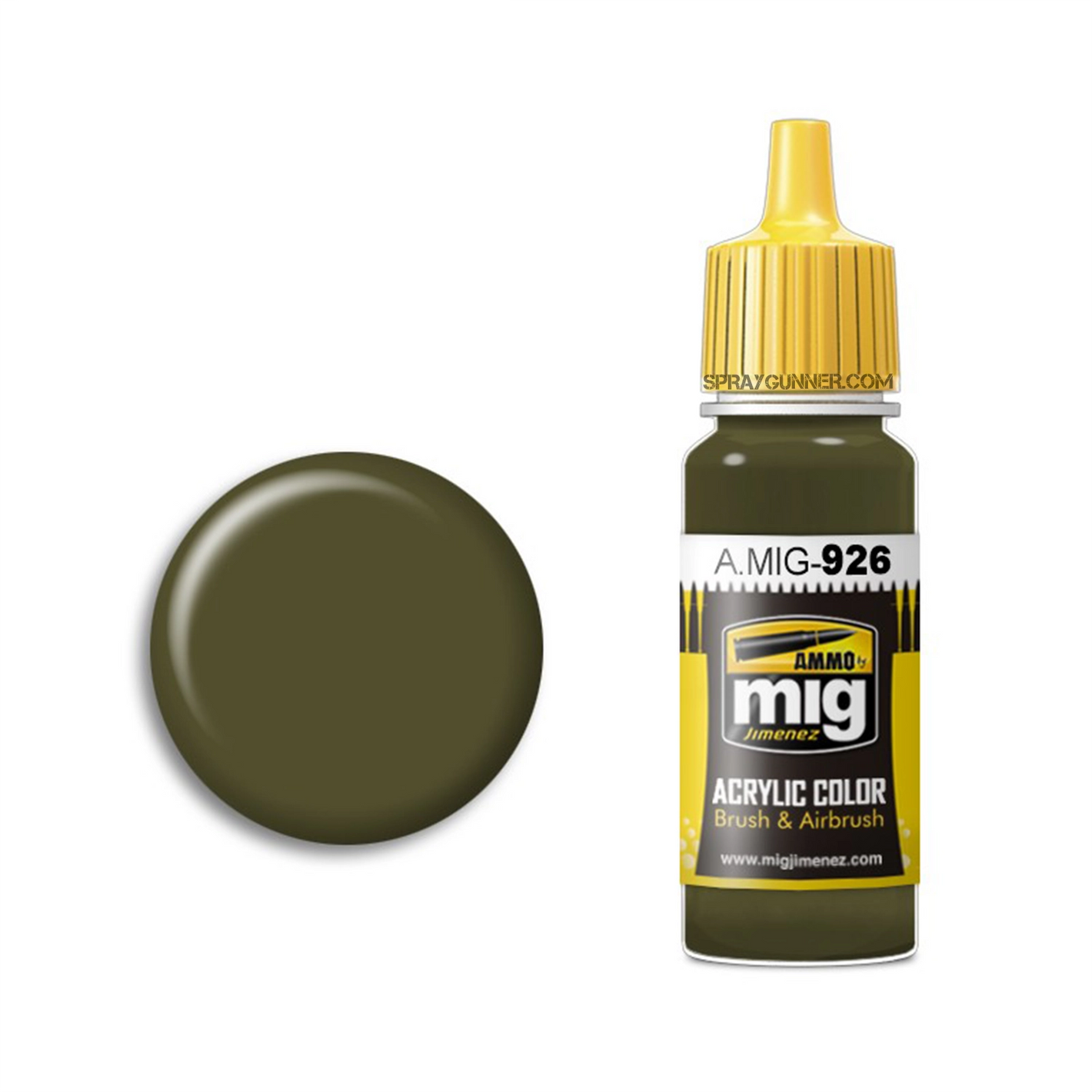 AMMO by MIG Acrylic - OLIVE DRAB BASE - SprayGunner