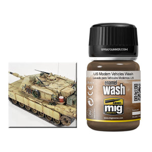 AMMO by MIG Enamel US Modern Vehicles Wash - SprayGunner