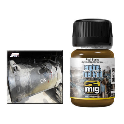 AMMO by MIG Enamel Effects Fuel Stains - SprayGunner