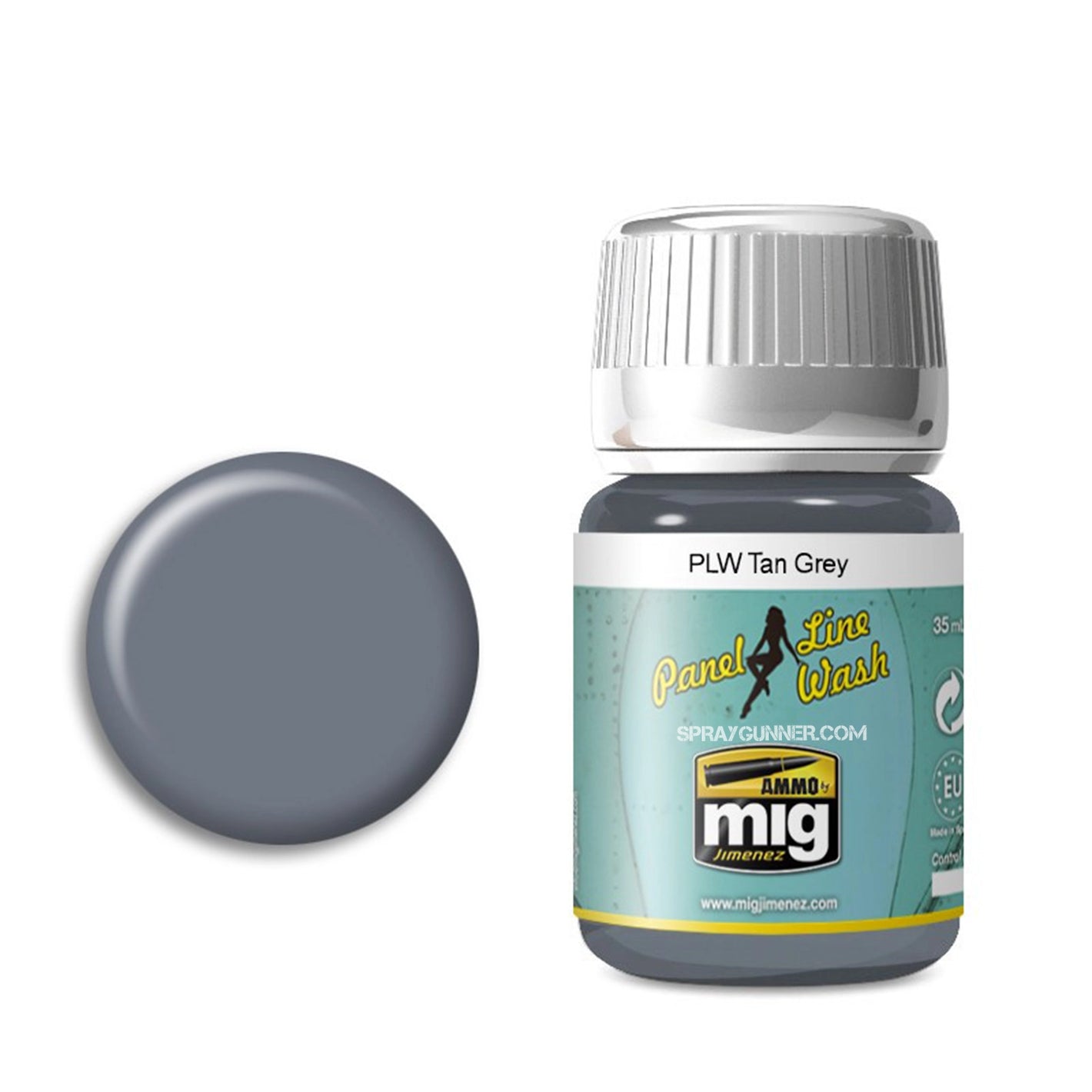 AMMO by MIG Panel Line Wash Tan Grey - SprayGunner