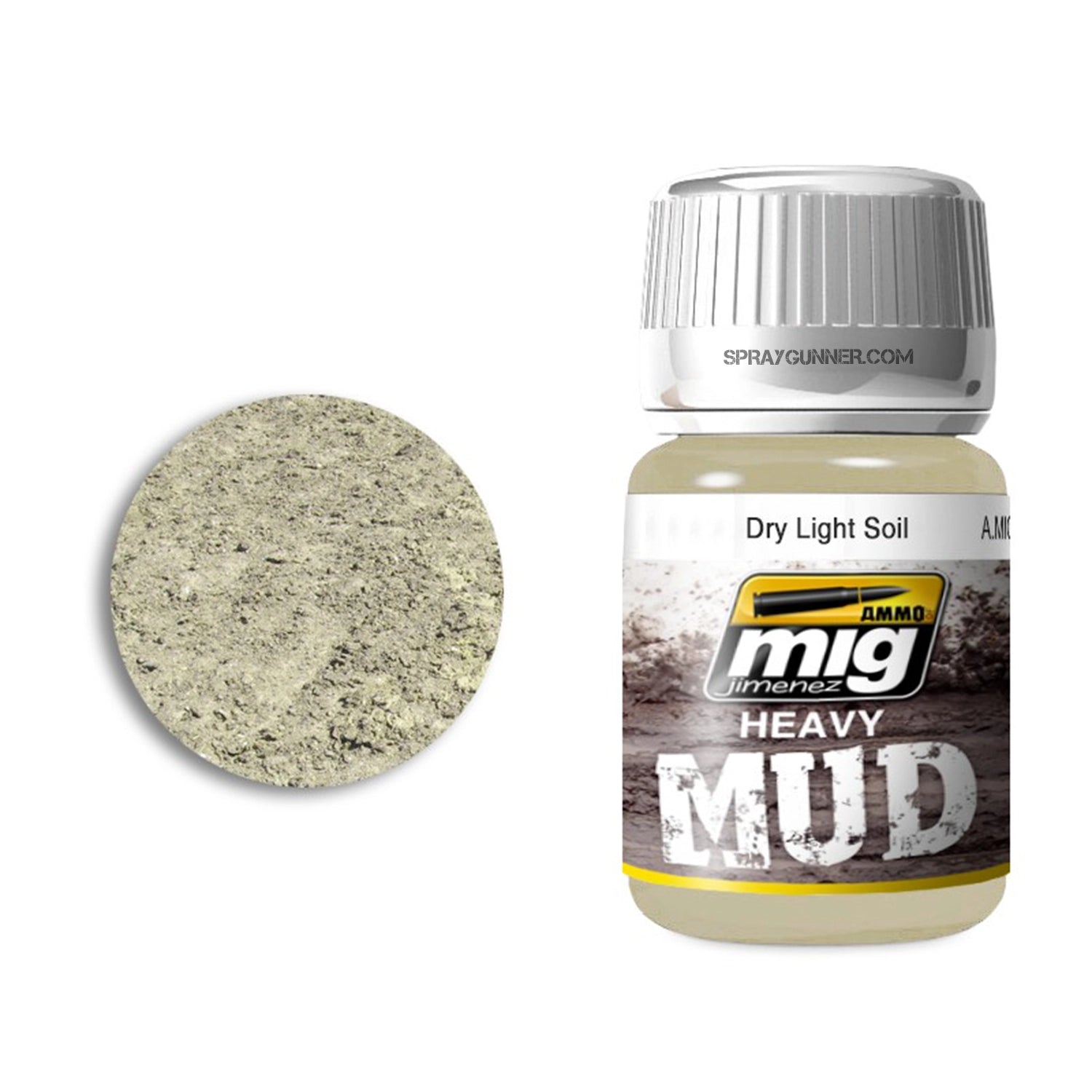 AMMO by MIG Enamel Heavy Mud Dry Light Soil - SprayGunner