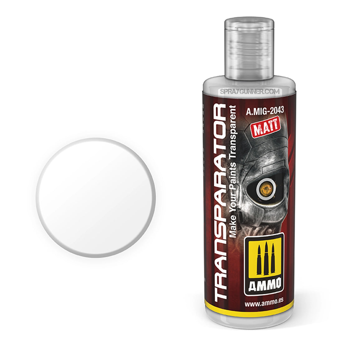 AMMO by MIG Acrylic - Auxiliary - Transparator Mate 60ml - SprayGunner