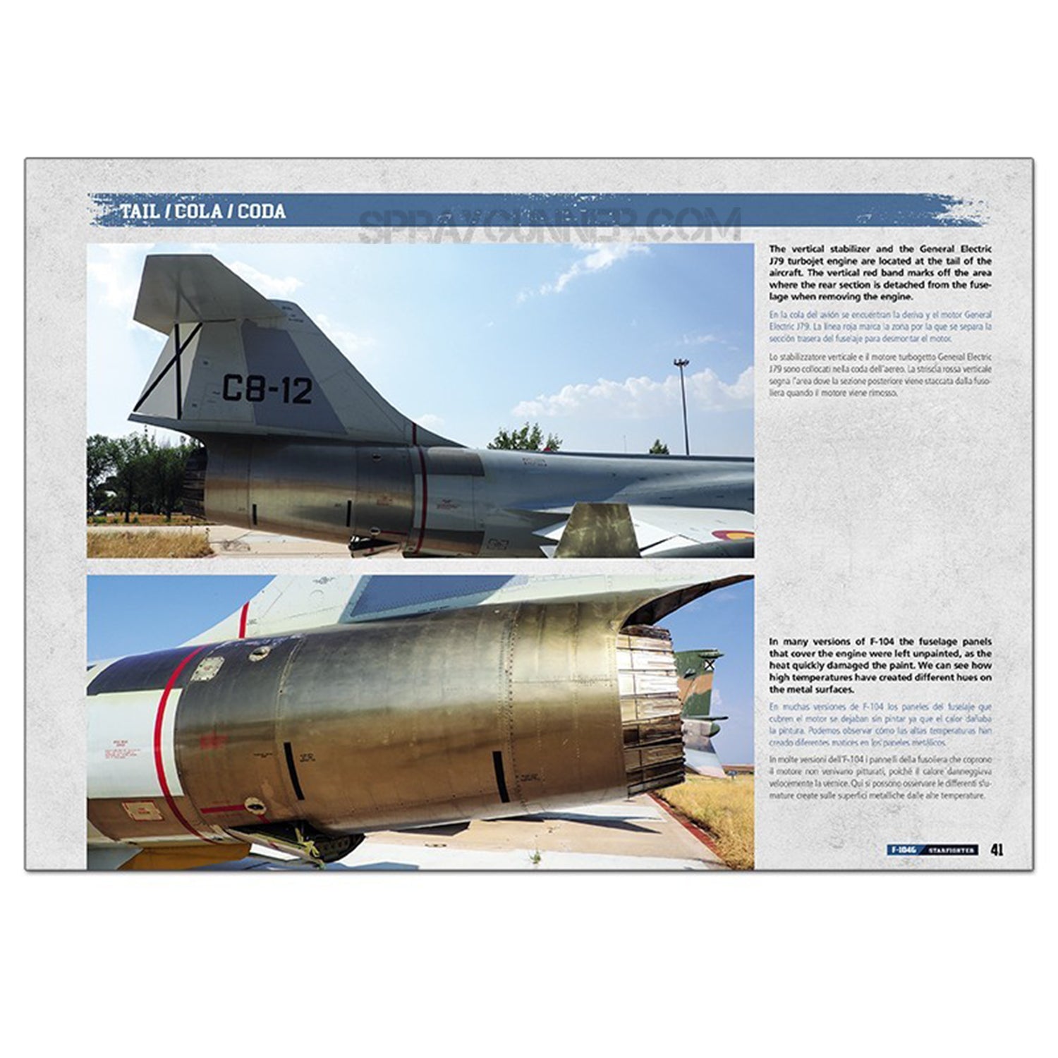 AMMO by MIG F-104G Starfighter - VISUAL MODELERS GUIDE (Multilingual) AMMO by Mig Jimenez