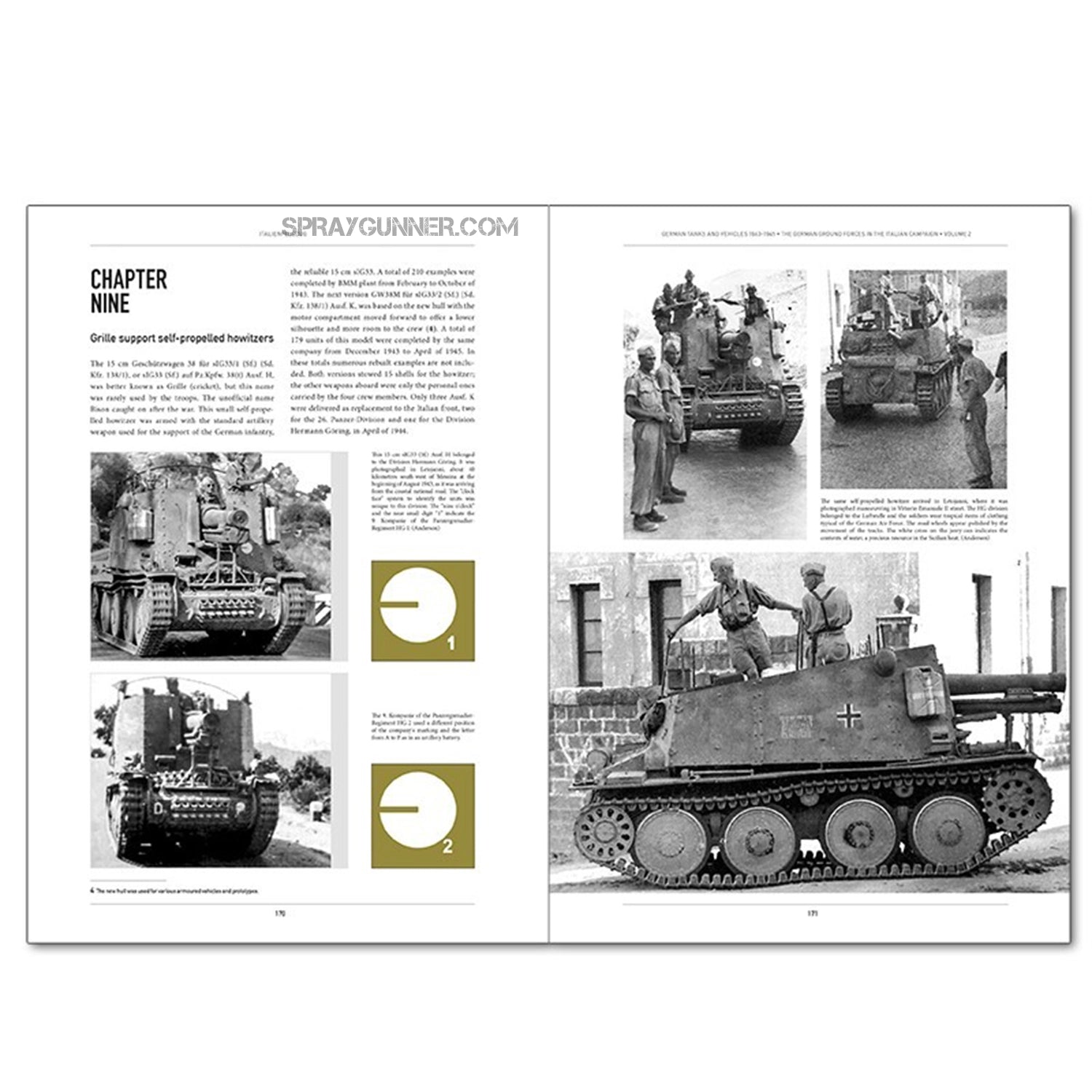 AMMO by MIG Publications - ITALIENFELDZUG. German Tanks and Vehicles 1943-1945 Vol. 2 - SprayGunner