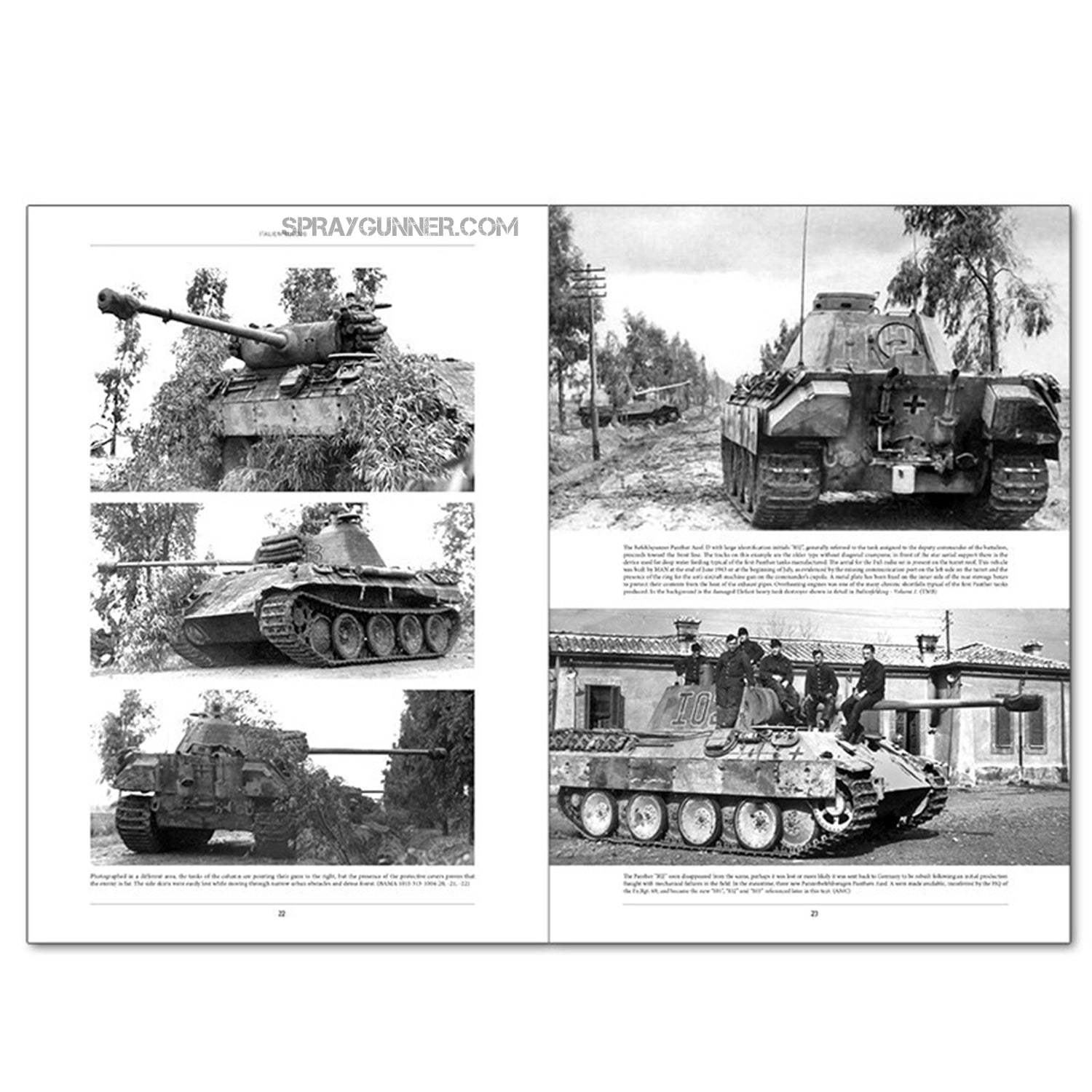 AMMO by MIG Publications - ITALIENFELDZUG. German Tanks and Vehicles 1943-1945 Vol. 2 - SprayGunner