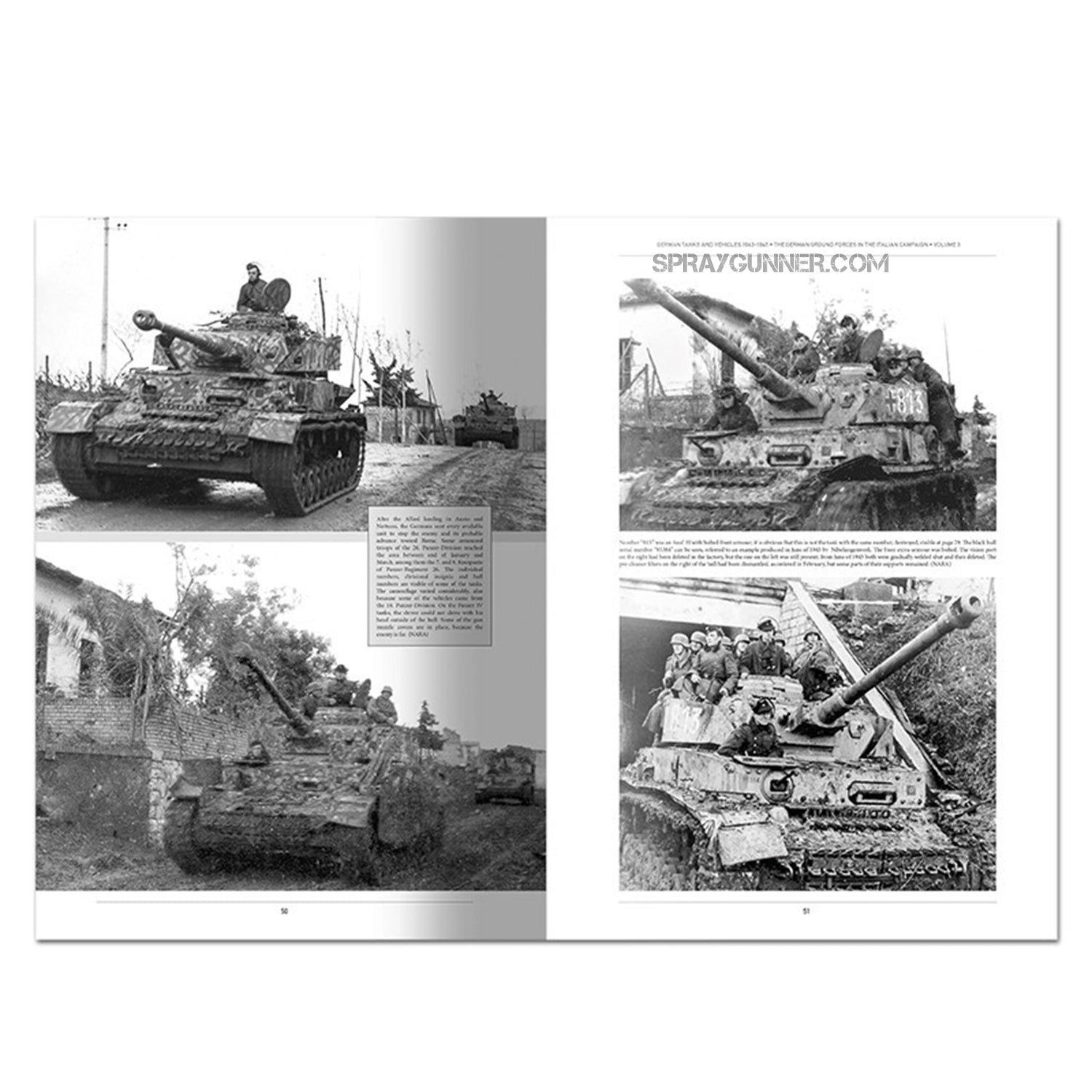 AMMO by MIG Publications - ITALIENFELDZUG. German Tanks and Vehicles 1943-1945 Vol. 3 - SprayGunner