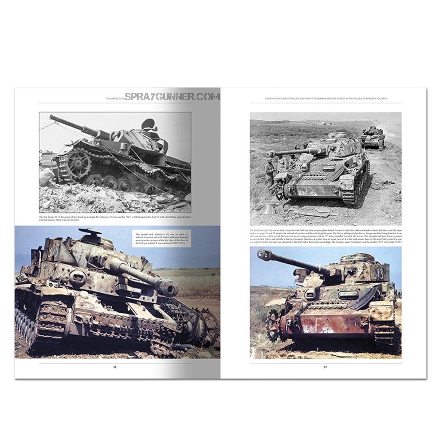 AMMO by MIG Publications - ITALIENFELDZUG. German Tanks and Vehicles 1943-1945 Vol. 3 - SprayGunner