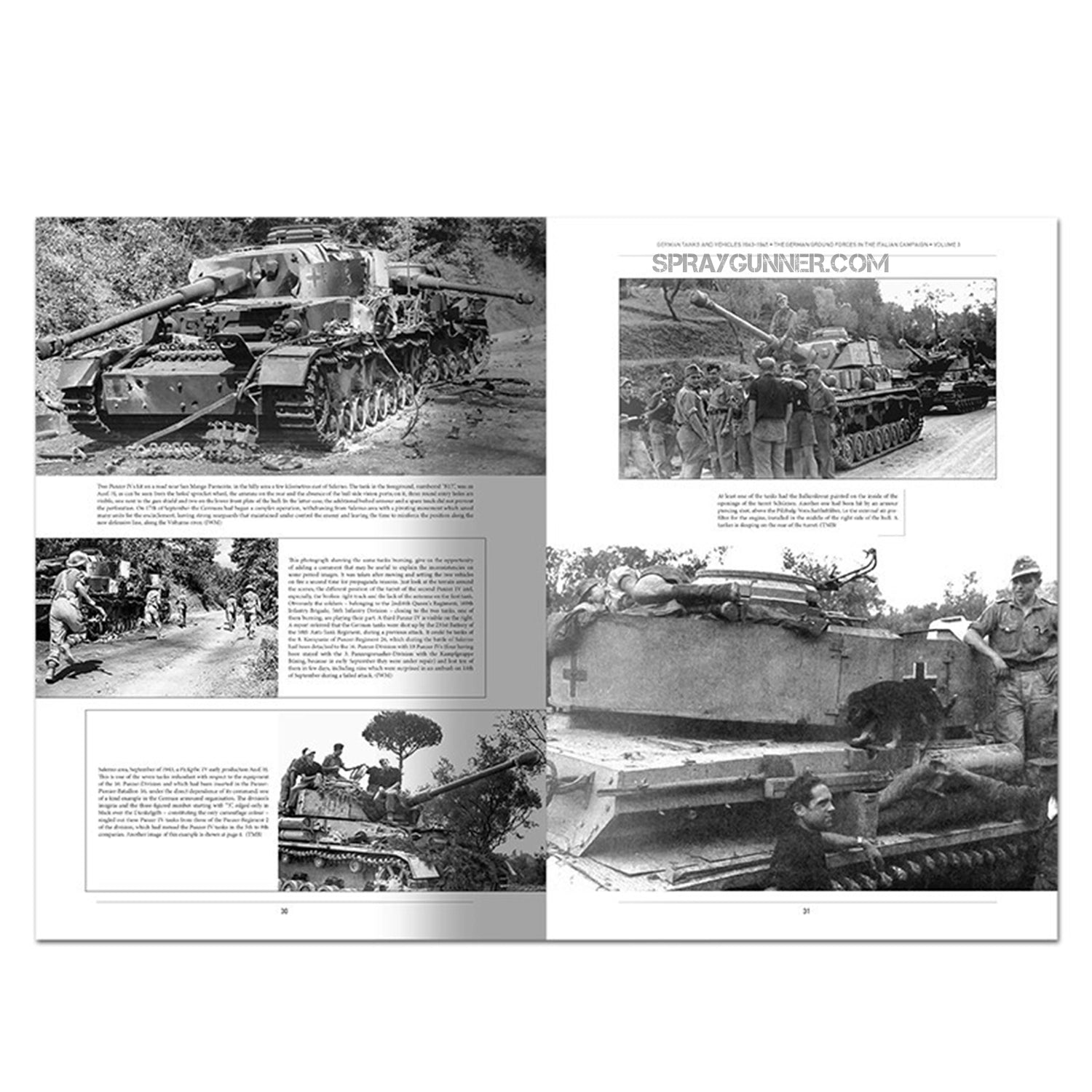 AMMO by MIG Publications - ITALIENFELDZUG. German Tanks and Vehicles 1943-1945 Vol. 3 - SprayGunner