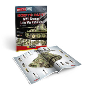 AMMO by MIG SOLUTION BOOK 23 - How to Paint WWII German Late War Vehicles (Multilingual Book)