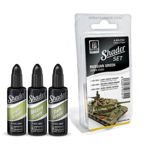 AMMO by MIG MATT SHADER Set Russian Green