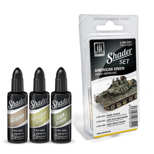 AMMO by MIG MATT SHADER Set American Green