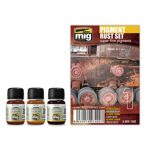 AMMO by MIG Pigment Rust Set - SprayGunner