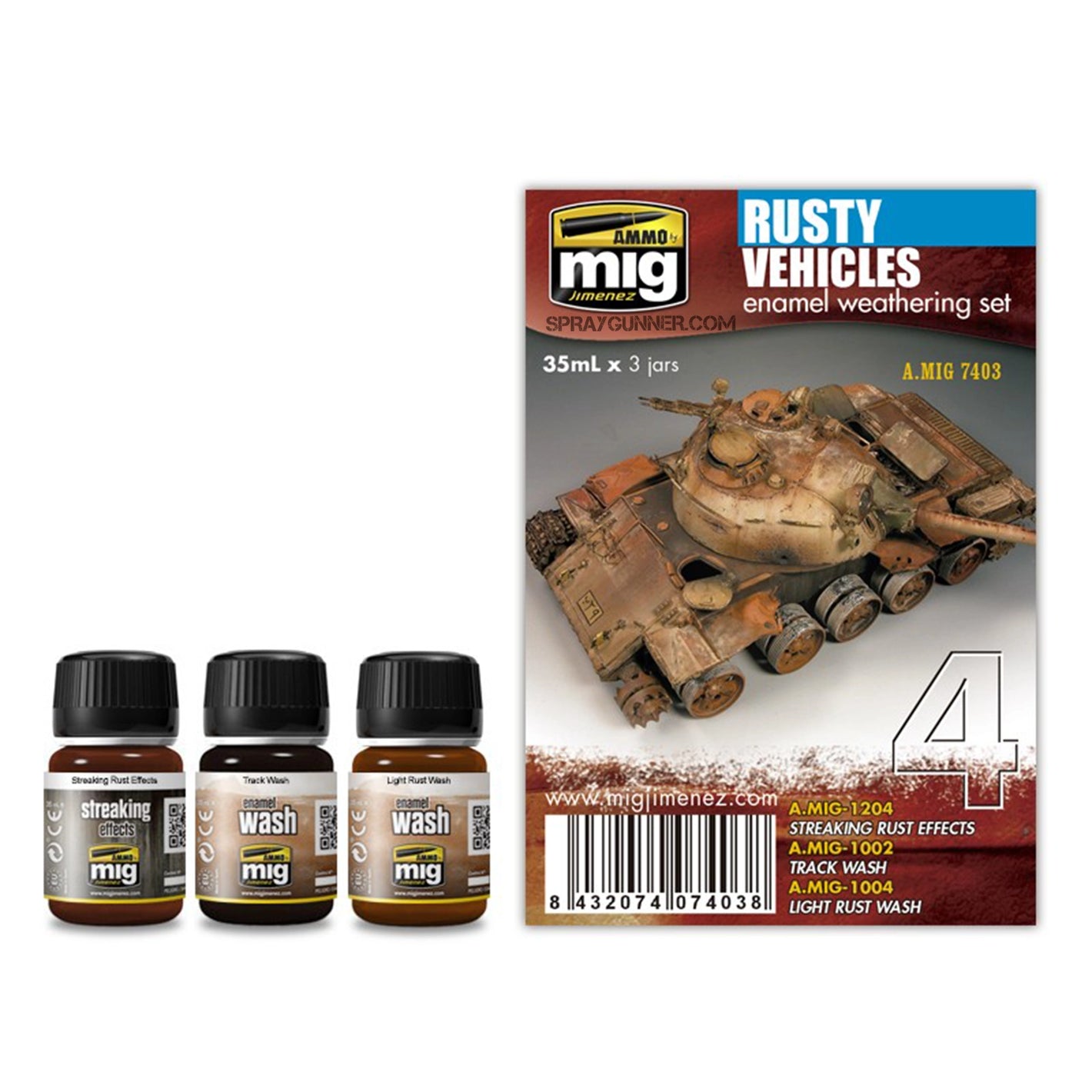 AMMO by MIG Rusty Vehicles Set - SprayGunner