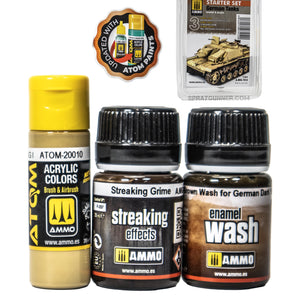 AMMO by MIG Weathering Starter Sets German Tanks Starter Set with ATOM