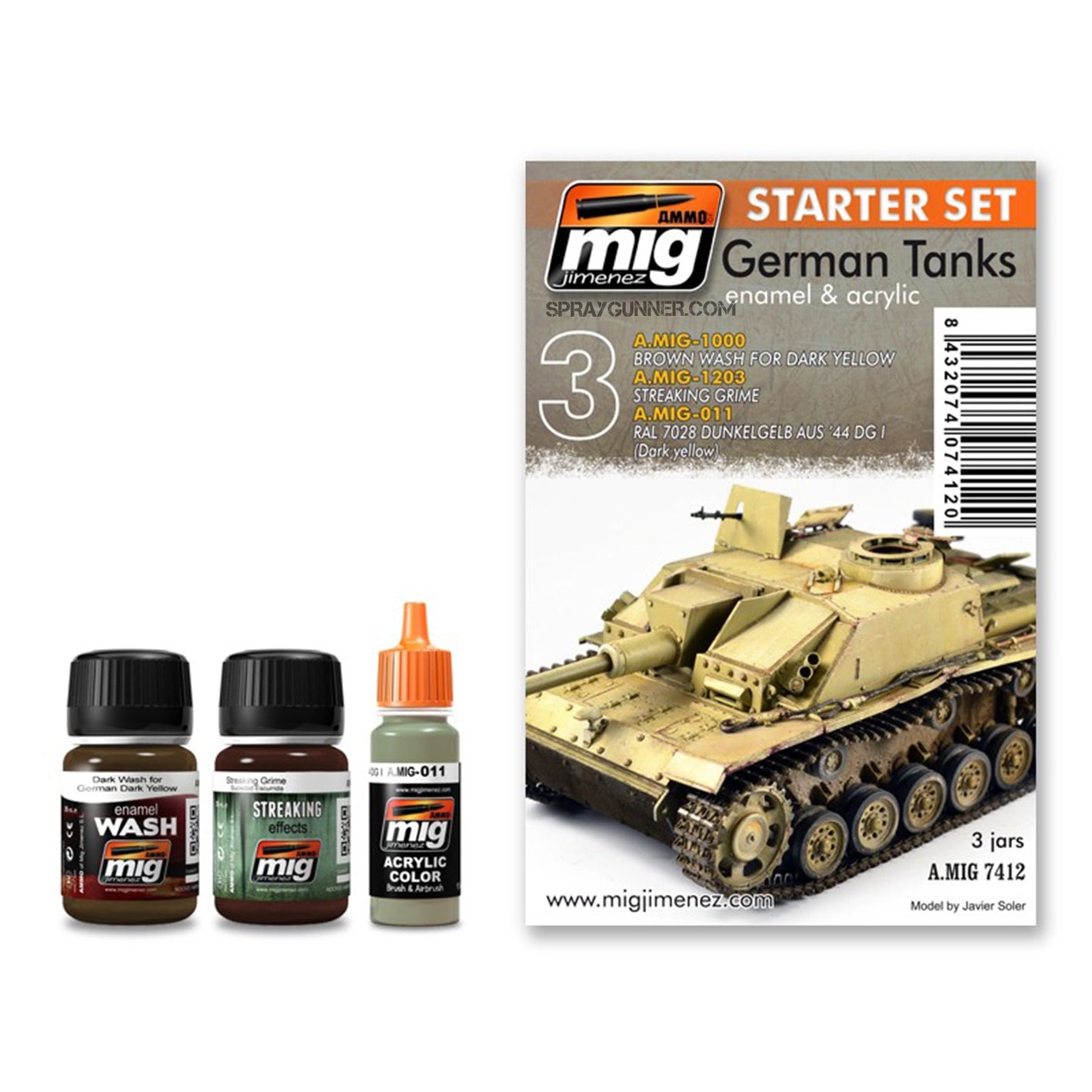 AMMO by MIG Weathering Starter Sets German Tanks Starter Set - SprayGunner