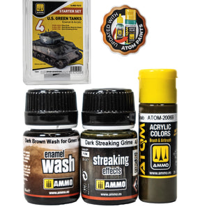 AMMO by MIG 7413 Weathering Starter Sets US Green Vehicles NEW with ATOM