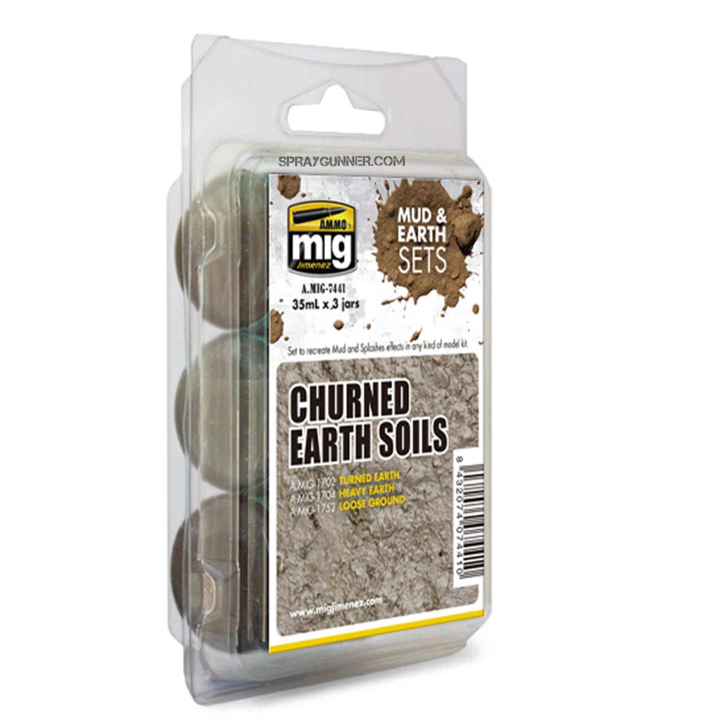 AMMO of Mig Jimenez Heavy Mud HEAVY EARTH 35ml - AMIG-1704 enamel AMMO of Mig Jimenez Heavy Mud HEAVY EARTH 35ml - AMIG-1704 enamel