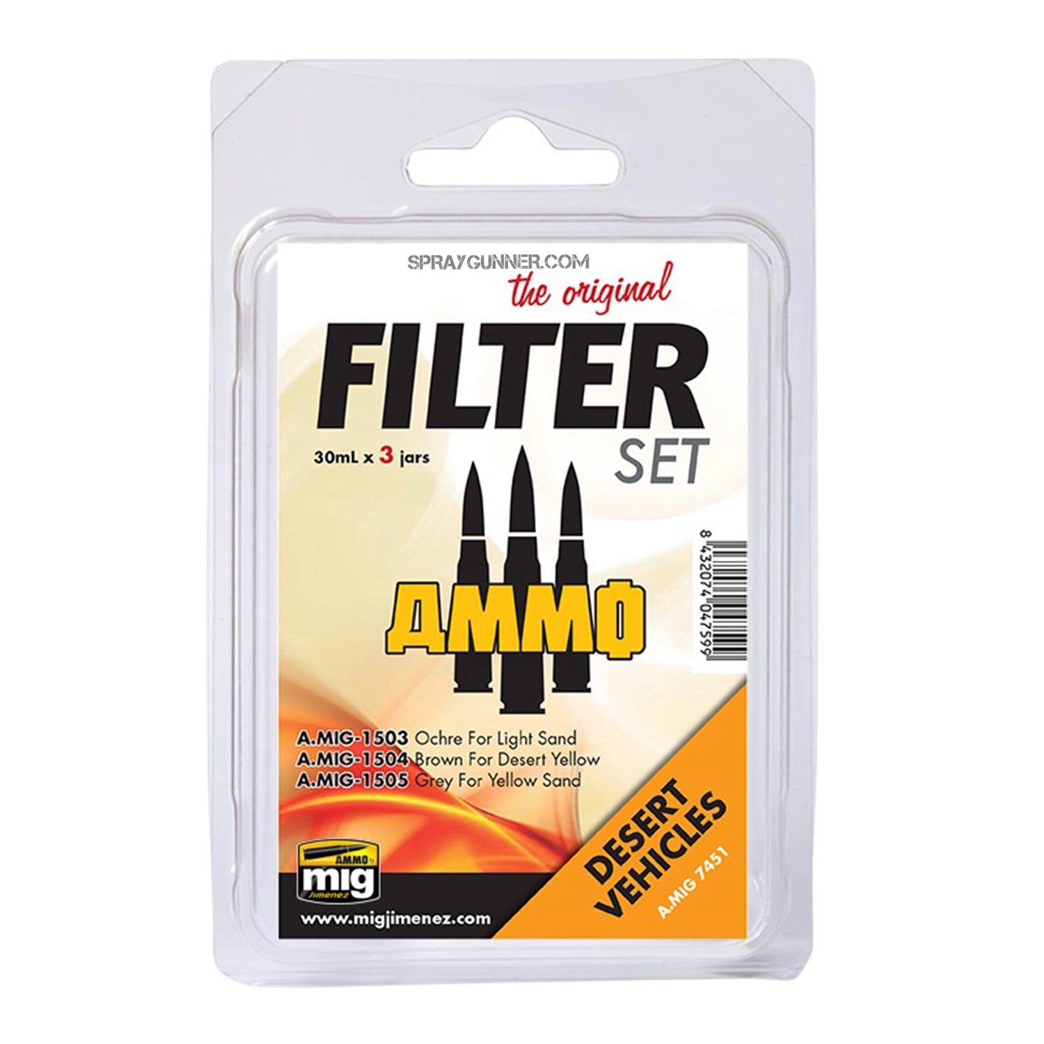 AMMO by MIG Filter Set for Desert Vehicles - SprayGunner