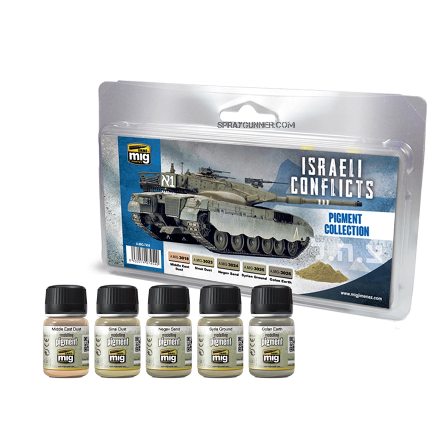 AMMO by MIG Israeli Conflicts Pigment Collection - SprayGunner