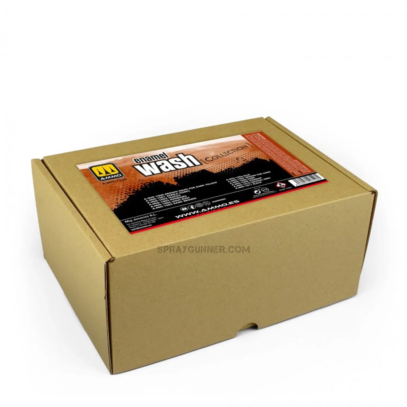AMMO by MIG Collections: Enamel Washes Set
