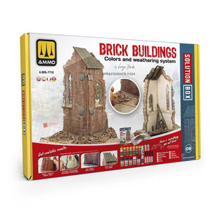 AMMO By MIG SOLUTION BOX 09 - How to Paint Brick Buildings