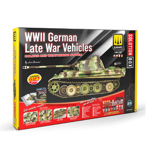 Ammo By Mig Solution Box 23 - WWII German Late War Vehicles Colors and Weathering System - SprayGunner